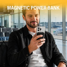 5000mAh Magnetic Wireless Power Bank, Compact Portable Fast Charging External Battery, Mini Phone Charger for iPhone 12 13 14 15 Pro Pro Max