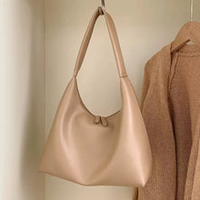 New Double Zipper Leather Hobo Bag Small Size Slouchy Design Shoulder Purses Minimalist Slouchy Tote Handbag Women's Fashion