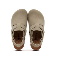Women's Suede Clogs - Adjustable Slingback Clog Sandal with Buckle, Memory Foam, Wide Widths