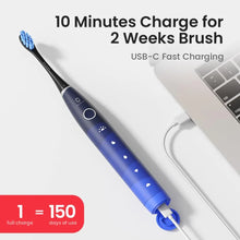 Electric Toothbrush for Adults,Oclean 150 Days Battery Life Electric Toothbrush with 3 Brush Heads  5 Modes IPX7 Waterpoor