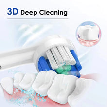 Intelligent Rotating Electric Toothbrush, Rechargeable Rotary Toothbrush Compatible with Oral B Replacement Electric Brush Heads