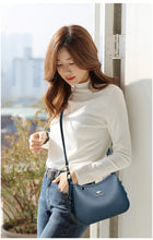 Luxury Designer Women's Handbag High-Quality Leather Retro Minimalist Crossbody Shoulder Bag Female Purse