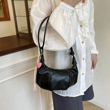 Women's Crescent Shoulder Bag Elegant PU Leather Handbag 2026 Trendy Crossbody Purse Minimalist Chic Daily Evening Bag