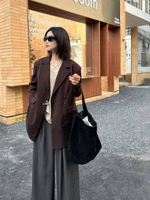 2026 Women's Frosted Leather Tote Bag Large Capacity Soft Suede Bucket Handbag Lady Minimalist Underarm Hobo Shoulder Bag