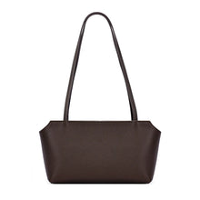 Luxury Women's Genuine Cowhide Leather Mini Shoulder Tote Bag Pebbled Leather Long Strap Underarm Handbag Minimalist Daily Purse