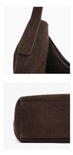 2026 Women's Frosted Leather Tote Bag Large Capacity Soft Suede Bucket Handbag Lady Minimalist Underarm Hobo Shoulder Bag