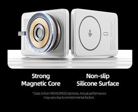 MOVESPEED P03 Qi2 Magnetic Power Bank 10000mAh 15W Wireless Portable Charger with Stand Powerbank for Magsafe for iPhone 16 15