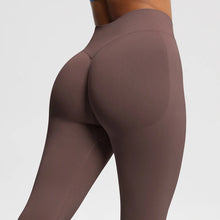 Women's Seamless Cropped Leggings - Peach Butt-Enhancing & Lifting for Yoga, Running & Fitness