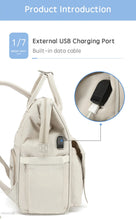 PANGDUBE Diaper Bag Backpack for Maternity Moms Baby Nappy Bag with Stroller Hooks Waterproof Large Capacity Travel Mommy Bag