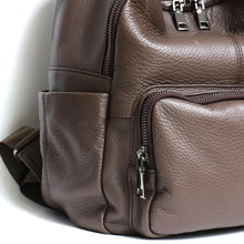 Natural Cowhide Backpack for Women&men Minimalist Design Casual Daily Versatile College Students' Shoulder Bags Travel Knapsack