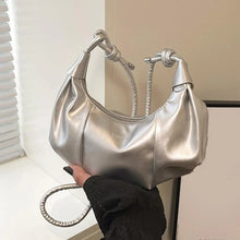 Women's Crescent Shoulder Bag Elegant PU Leather Handbag 2026 Trendy Crossbody Purse Minimalist Chic Daily Evening Bag