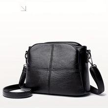 Daily Minimalist Small Square Leather Shoulder Bag Smooth Metal Buckles, Casual Crossbody Bag for Women Street Matching