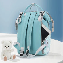 Baby Nappy Bag Mommy Maternity Backpack Baby Diaper Bag For Stroller Fashion Printed Bear Large Capacity Waterproof Diaper Bag