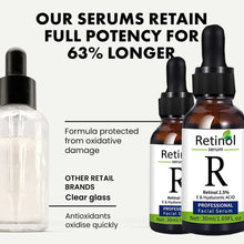 Facial Serums Skin Care Set Vitamin C Hyaluronic Acid  Retinol Serum for Face Firms Tightens Serum Brightening Hydrating Face Se