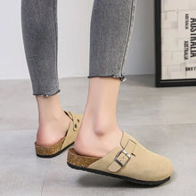 Fashion Shevalues Clogs Women Men Classic Cork Mules Suede Slippers Cork Clogs Slippers Antislip House Sandals with Arch Support