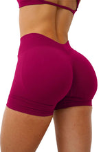 Gym Shorts Woman Seamless Yoga Shorts Fitness Training Yoga Clothing Butt Lifting Workout Short Leggings V Waist Sports Shorts