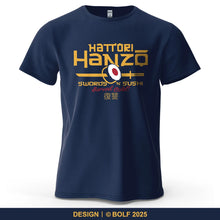 Hattori Hanzo Printed Men's T-Shirt 100% Cotton Oversized Anime Fashion Graphic Tees for Women Tops Streetwear Cultural Apparel