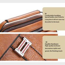 Daily Wear Minimalist Leather Shoulder Bag Metal Buckle Closure, Simple Vertical Crossbody for Men Casual Street Matching