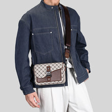 High-End Men's Stylish Crossbody Bag PU Leather Sling Bag Minimalist Business Shoulder Bag Perfect for Daily Commute Travel