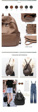 Natural Cowhide Backpack for Women&men Minimalist Design Casual Daily Versatile College Students' Shoulder Bags Travel Knapsack