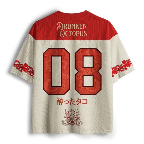 Unisex 3D Children's Osaka Dotonbori Drunken Octopus T-shirt Retro V-neck Short Sleeve Harajuku Street Wear Oversized T-shirt