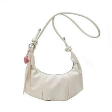 Women's Crescent Shoulder Bag Elegant PU Leather Handbag 2026 Trendy Crossbody Purse Minimalist Chic Daily Evening Bag