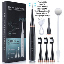 Electric Toothbrush Set with Six Functions for Total Oral Care Efficient Tartar Removal with Scaling Teeth Feature
