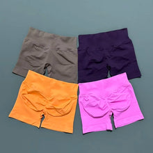 Gym Shorts Women Fitness Sports Biker Shorts High Waist And Waist Tightening Yoga Shorts Workout Scrunch Butt Seamless Leggings