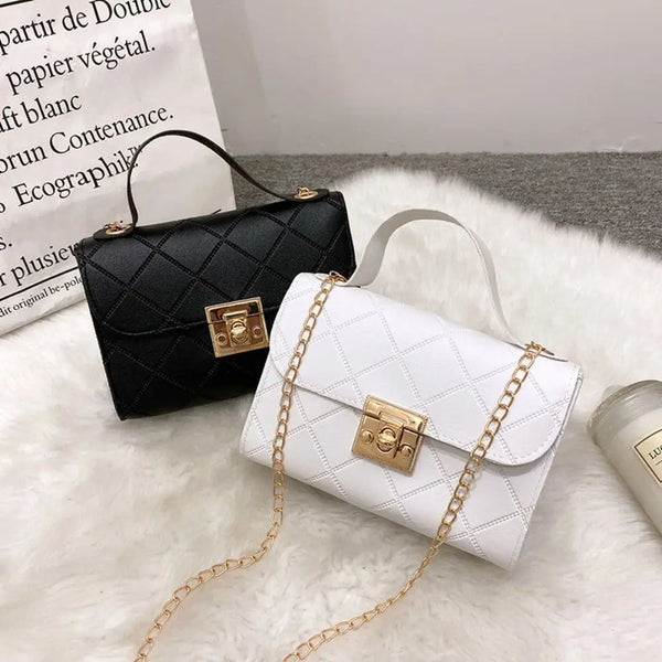 Minimalist Pu Leather Chain Shoulder Bag High-capacity Underarm Handbag Single Shoulder Bag Tote Bags Female Crossbody Bag