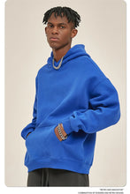 ZODF New Thick 350gsm Fleece Hooded Hoodies For Men Unisex Winter Oversized Loose Basic Solid Sweatshirts Pullovers Coats HY0631