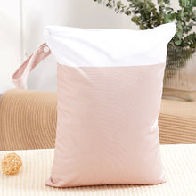 HappyFlute Waterproof Baby Diaper Bag 30x40cm Zippered Wet/Dry Backpack Reusable Cloth Cover Essential Travel Gear for Parents
