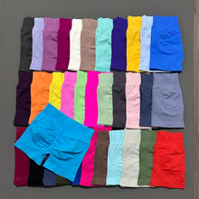Gym Shorts Women Fitness Sports Biker Shorts High Waist And Waist Tightening Yoga Shorts Workout Scrunch Butt Seamless Leggings