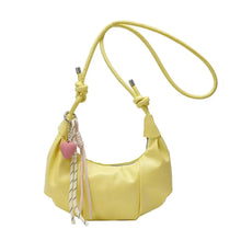 Women's Crescent Shoulder Bag Elegant PU Leather Handbag 2026 Trendy Crossbody Purse Minimalist Chic Daily Evening Bag