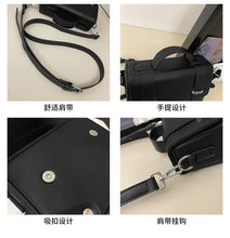 Minimalist Unisex Shoulder Bag Fashionable PU Leather Crossbody Bags Small Flip Style Messenger Bags for Women Designer Handbag