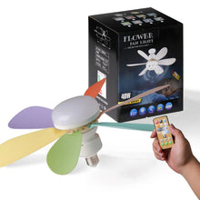 LED 40W ceiling fan light Comfortable ventilation remote control dimming suitable for living room study household use 85-265V