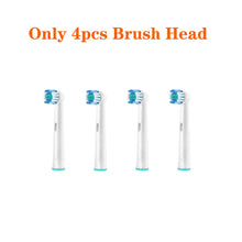 Intelligent Rotating Electric Toothbrush, Rechargeable Rotary Toothbrush Compatible with Oral B Replacement Electric Brush Heads
