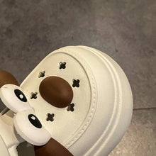Cute DIY Cartoon Dog Fashion Clogs For Women Summer Platform Sandals Thick Sole Female Leisure Garden Shoes Home Street Slippers