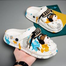Men's Fashionable and Unique Clogs with DIY Accessories, Suitable for Indoor and Outdoor Garden and Beach Wear